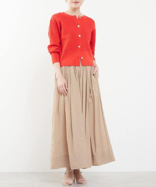 Tiara（ティアラ）の「ハニカムコンパクトカーディガン（カーディガン/ボレロ・レディース・ネイビー/ホワイト/レッド・FREE）」の8枚目の写真