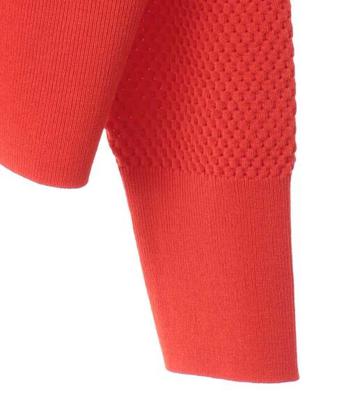 Tiara（ティアラ）の「ハニカムコンパクトカーディガン（カーディガン/ボレロ・レディース・ネイビー/ホワイト/レッド・FREE）」の14枚目の写真