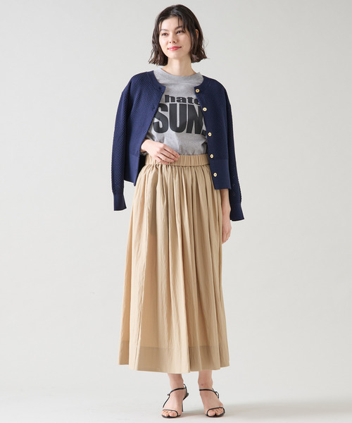 Tiara（ティアラ）の「ハニカムコンパクトカーディガン（カーディガン/ボレロ・レディース・ネイビー/ホワイト/レッド・FREE）」の18枚目の写真