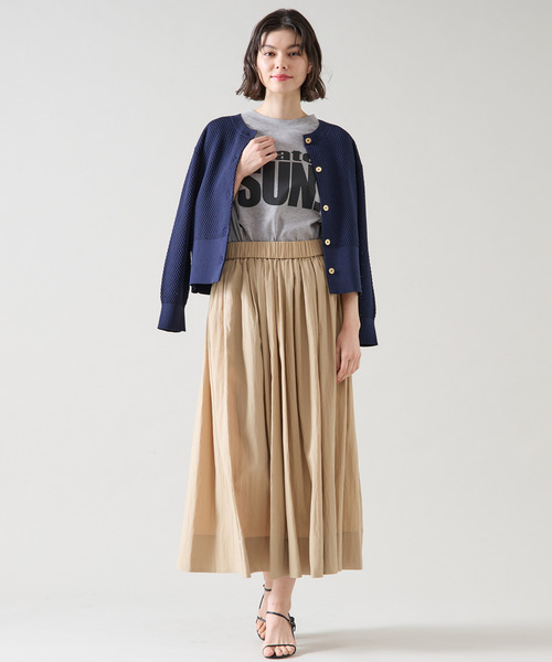 Tiara（ティアラ）の「ハニカムコンパクトカーディガン（カーディガン/ボレロ・レディース・ネイビー/ホワイト/レッド・FREE）」の19枚目の写真