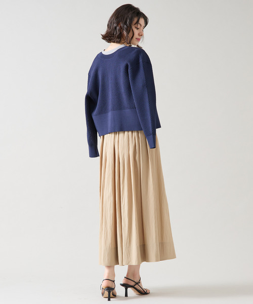 Tiara（ティアラ）の「ハニカムコンパクトカーディガン（カーディガン/ボレロ・レディース・ネイビー/ホワイト/レッド・FREE）」の21枚目の写真