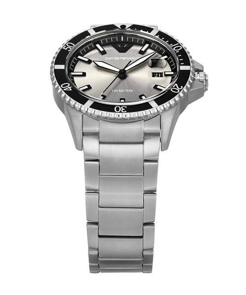 EMPORIO ARMANI（エンポリオアルマーニ）の「エンポリオ・アルマーニ 腕時計 メンズ アナログ ステンレス AR11683（アナログ腕時計・メンズ・シルバー・FREE）」の2枚目の写真