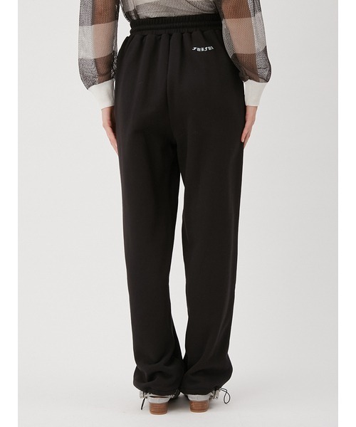 FURFUR（ファーファー）の「ロゴプリントスウェットパンツ（スウェットパンツ・レディース・ブラック/アイボリー/ピンク・FREE）」の5枚目の写真