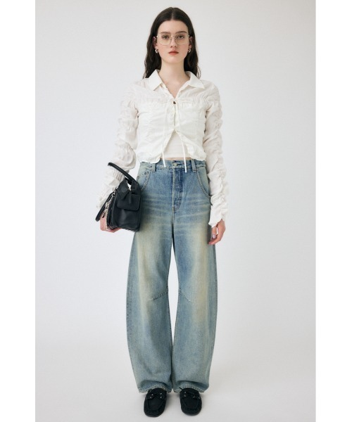 セットアップ対応】DROP WAIST CURVE STRAIGHT（デニムパンツ  