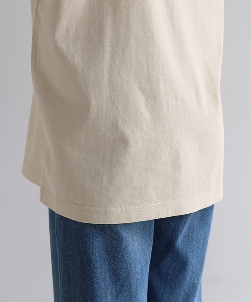 ANME(アンメ)の「ピグメント加工ANMEエンブロイダリーロゴ半袖Tシャツ(Tシャツ/カットソー・レディース・ベージュ/ネイビー/オフホワイト/ブラック・M/L/XL/XXL)」の22枚目の写真