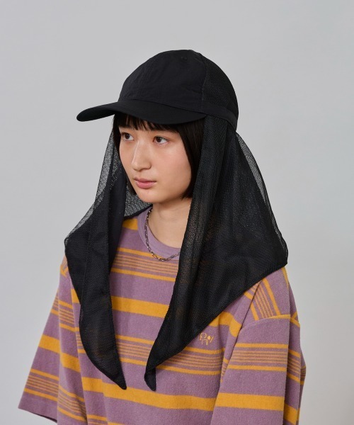 OVERRIDE(オーバーライド)の「OVERRIDE BREATHABLE REC SCARF CAP SG / オーバーライド(キャップ・レディース・ブラック/ライトグレー・58cm)」の3枚目の写真