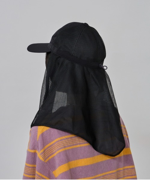 OVERRIDE(オーバーライド)の「OVERRIDE BREATHABLE REC SCARF CAP SG / オーバーライド(キャップ・レディース・ブラック/ライトグレー・58cm)」の5枚目の写真