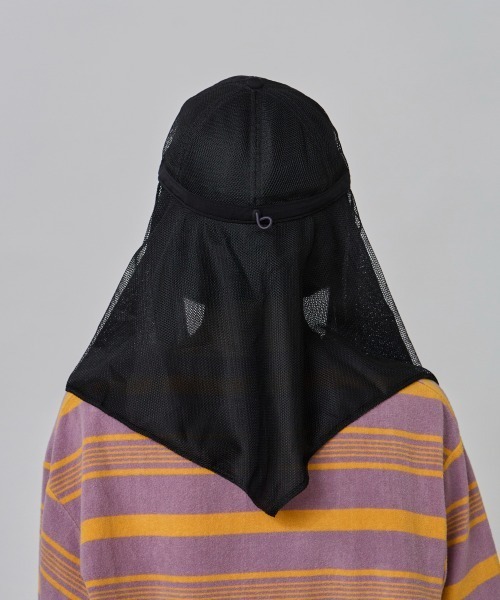 OVERRIDE(オーバーライド)の「OVERRIDE BREATHABLE REC SCARF CAP SG / オーバーライド(キャップ・レディース・ブラック/ライトグレー・58cm)」の6枚目の写真