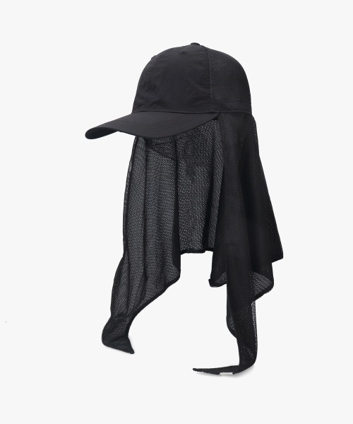 OVERRIDE(オーバーライド)の「OVERRIDE BREATHABLE REC SCARF CAP SG / オーバーライド(キャップ・レディース・ブラック/ライトグレー・58cm)」の9枚目の写真