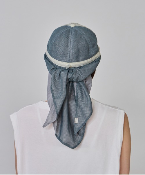 OVERRIDE(オーバーライド)の「OVERRIDE BREATHABLE REC SCARF CAP SG / オーバーライド(キャップ・レディース・ブラック/ライトグレー・58cm)」の15枚目の写真