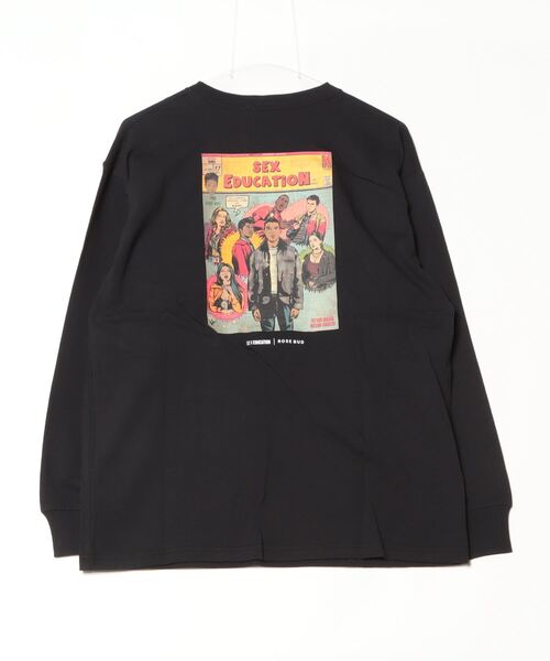 ROSE BUD(ローズバッド)の「Netflix Series ‘SEX EDUCATION’ × ROSE BUD/AMERICAN COMIC TEE(Tシャツ/カットソー・レディース・ピンク/ホワイト/ブラック・ONE SIZE)」の6枚目の写真