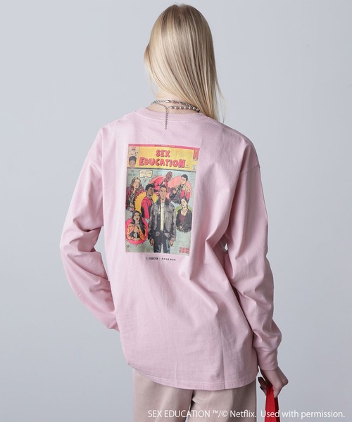 tシャツ Netflix Series ‘SEX EDUCATION’ × ROSE BUD/AMERICAN COMIC TEE レディース Netflix Series 'SEX EDUCATION' × ROSE BUD/AMERICAN COMIC TEE