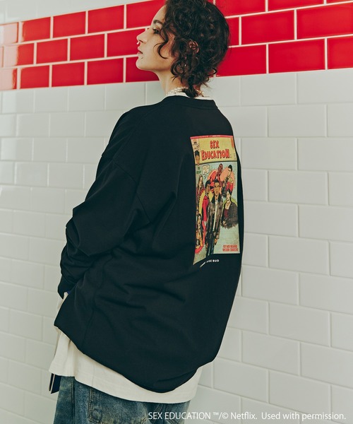 tシャツ Netflix Series ‘SEX EDUCATION’ × ROSE BUD/AMERICAN COMIC TEE レディース ROSE BUD tシャツ Netflix Series 'SEX EDUCATION' × BUD