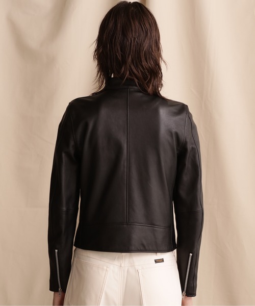 schott（ショット）の「【Women's】Schott/ショット/SINGLE RIDERS/シングルライダース（ライダースジャケット・レディース・ブラック・M/S）」の3枚目の写真