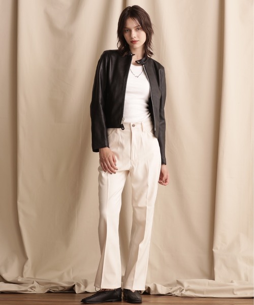 schott（ショット）の「【Women's】Schott/ショット/SINGLE RIDERS/シングルライダース（ライダースジャケット・レディース・ブラック・M/S）」の7枚目の写真