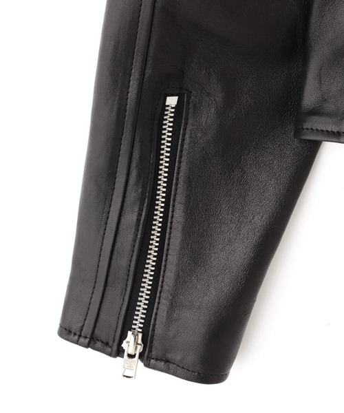 schott（ショット）の「【Women's】Schott/ショット/SINGLE RIDERS/シングルライダース（ライダースジャケット・レディース・ブラック・M/S）」の12枚目の写真