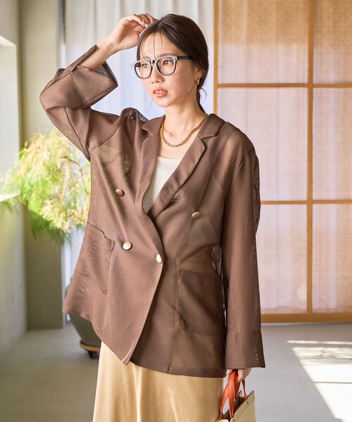 FREAK'S STORE（フリークスストア）の「限定展開 シアー素材 ダブル