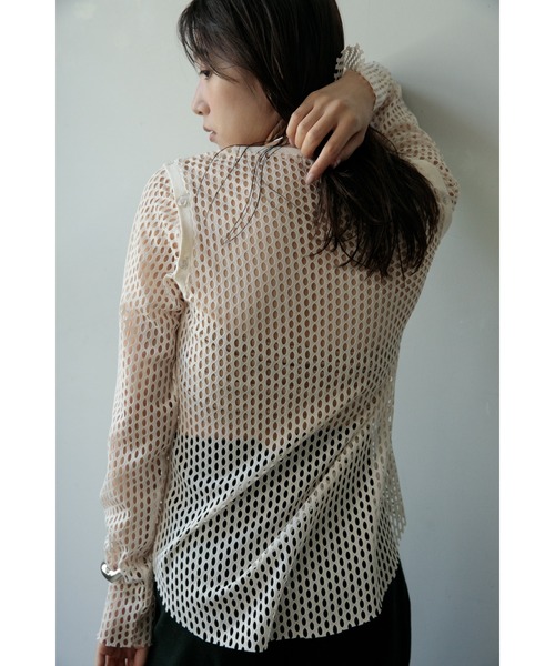 AGAWD(アガウド)の「AGAWD 2WAYメッシュプルオーバー ★(Tシャツ/カットソー・レディース・ホワイト/ベージュ/ブラック・FREE)」の8枚目の写真