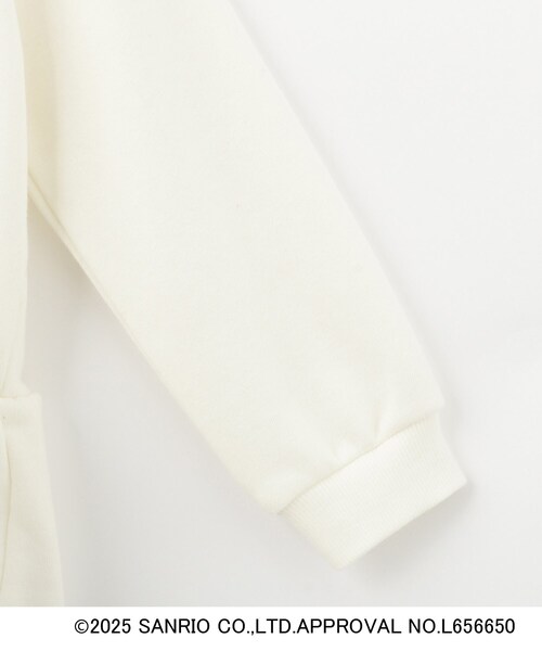 SHOO・LA・RUE（シューラルー）の「【サンリオキャラクターズ】トドラーキャラクターパーカ（パーカー・キッズ・パープル/オフホワイト・11/10/12）」の7枚目の写真