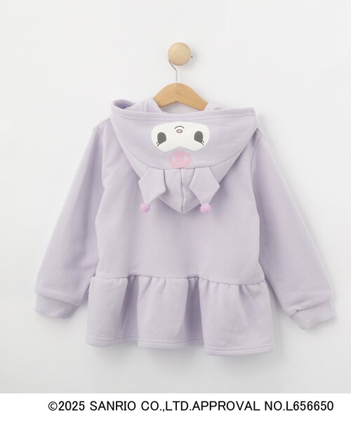 SHOO・LA・RUE（シューラルー）の「【サンリオキャラクターズ】トドラーキャラクターパーカ（パーカー・キッズ・パープル/オフホワイト・11/10/12）」の11枚目の写真