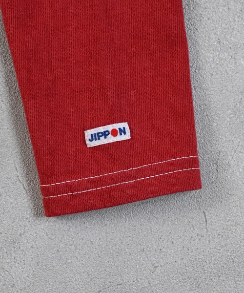 JIPPON(ジポン)の「ムジラグランクレイジーロンT(Tシャツ/カットソー・キッズ・チャコール/オフホワイト/ブルー・110/100/95/90/80/140/130/120)」の6枚目の写真