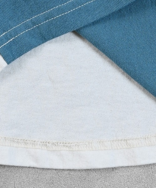 JIPPON(ジポン)の「ムジラグランクレイジーロンT(Tシャツ/カットソー・キッズ・チャコール/オフホワイト/ブルー・110/100/95/90/80/140/130/120)」の5枚目の写真