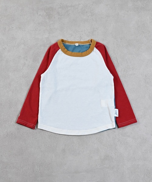 JIPPON(ジポン)の「ムジラグランクレイジーロンT(Tシャツ/カットソー・キッズ・チャコール/オフホワイト/ブルー・110/100/95/90/80/140/130/120)」の10枚目の写真