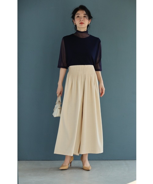 cawaii（カワイイ）の「大人女性のお悩み解消特化型 ワイドパンツ（その他パンツ・レディース・ネイビー/アイボリー/ブラウン系その他/グレー・L-Long/L-Short/M-Short/M-Long）」の19枚目の写真