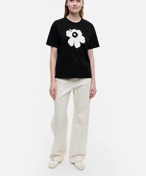 erna Unikko /placement t-shirt（Tシャツ/カットソー