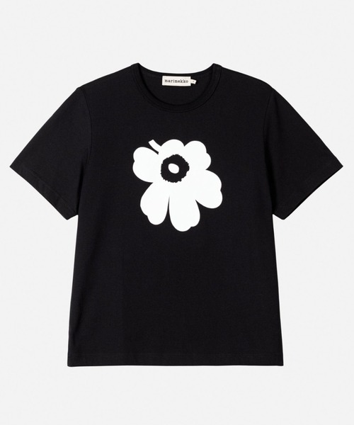 marimekko(マリメッコ)の「erna Unikko /placement t-shirt(Tシャツ/カットソー・レディース・ブラック/ホワイト・LARGE/MEDIUM/SMALL/X-SMALL/X-LARGE)」の10枚目の写真