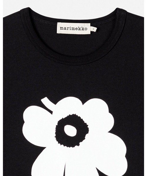 marimekko(マリメッコ)の「erna Unikko /placement t-shirt(Tシャツ/カットソー・レディース・ブラック/ホワイト・LARGE/MEDIUM/SMALL/X-SMALL/X-LARGE)」の12枚目の写真