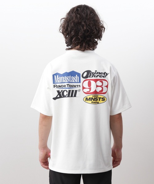 MANASTASH(マナスタッシュ)の「MANASTASH/マナスタッシュ/RE:POLY TEE TEAM 93(Tシャツ/カットソー・メンズ・ホワイト/ブラック/ブルー・XL/L/M/S)」の9枚目の写真