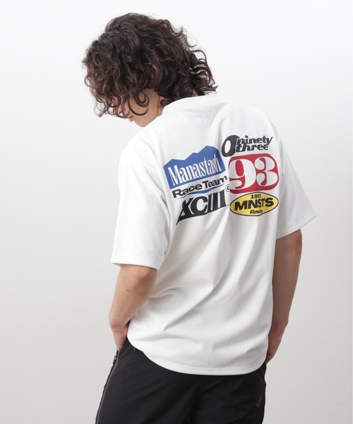 MANASTASH(マナスタッシュ)の「MANASTASH/マナスタッシュ/RE:POLY TEE TEAM 93(Tシャツ/カットソー・メンズ・ホワイト/ブラック/ブルー・XL/L/M/S)」の18枚目の写真