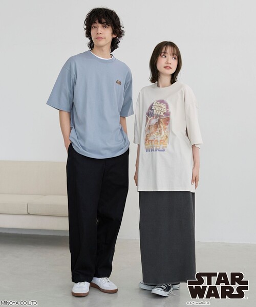 STAR WARS(スターウォーズ)の「STAR WARS(スターウォーズ)ヴィンテージライクTシャツ(Tシャツ/カットソー・メンズ・ライトブルー/その他3/その他4/その他2/その他1/オフホワイト・S/M/L/XL)」の20枚目の写真