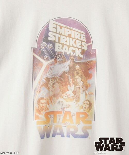 STAR WARS(スターウォーズ)の「STAR WARS(スターウォーズ)ヴィンテージライクTシャツ(Tシャツ/カットソー・メンズ・ライトブルー/その他3/その他4/その他2/その他1/オフホワイト・S/M/L/XL)」の7枚目の写真