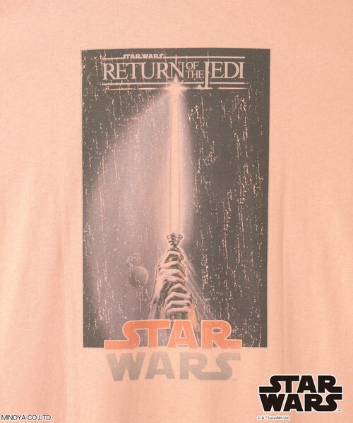 STAR WARS(スターウォーズ)の「STAR WARS(スターウォーズ)ヴィンテージライクTシャツ(Tシャツ/カットソー・メンズ・ライトブルー/その他3/その他4/その他2/その他1/オフホワイト・S/M/L/XL)」の12枚目の写真