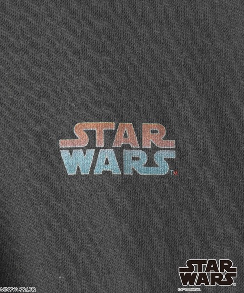 STAR WARS(スターウォーズ)の「STAR WARS(スターウォーズ)ヴィンテージライクTシャツ(Tシャツ/カットソー・メンズ・ライトブルー/その他3/その他4/その他2/その他1/オフホワイト・S/M/L/XL)」の14枚目の写真