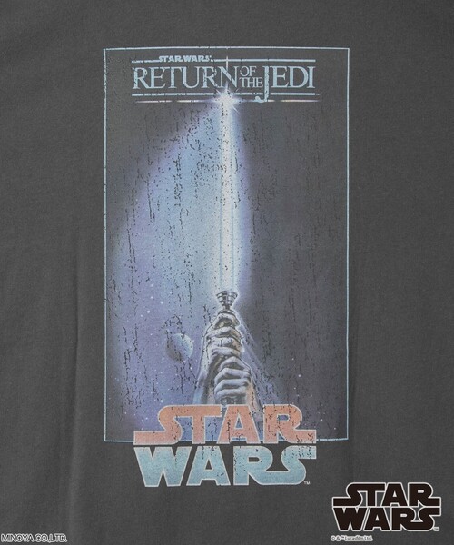 STAR WARS(スターウォーズ)の「STAR WARS(スターウォーズ)ヴィンテージライクTシャツ(Tシャツ/カットソー・メンズ・ライトブルー/その他3/その他4/その他2/その他1/オフホワイト・S/M/L/XL)」の16枚目の写真