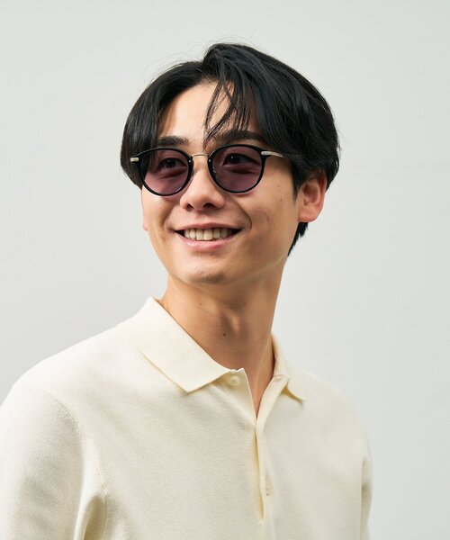 UNITED ARROWS(ユナイテッドアローズ)の「【WEB限定】ボストン型 サングラス|調光サングラス|レンズの色が変わる|ゴールド|メタル|UVカット|紫外線対策|ユナイテッドアローズ|Zoff|UNITED ARROWS(サングラス・レディース・ブラック/ブラウン系その他5・FREE)」の19枚目の写真
