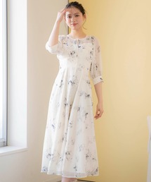 ワンピース オシャレ 花柄 エレガント 大人気 org.jpg