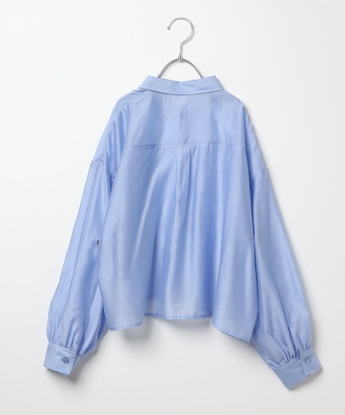 GLOBAL WORK(グローバルワーク)の「イージーケアシアーシャツ長袖/324591(シャツ/ブラウス・キッズ・オフホワイト/サックスブルー/ピンク/イエロー・130cm/140cm/150cm/160cm)」の16枚目の写真