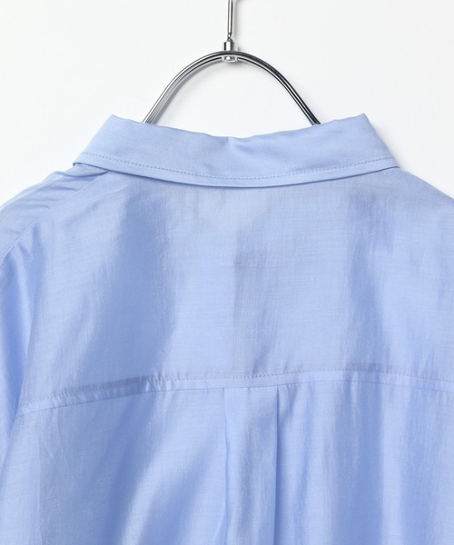 GLOBAL WORK(グローバルワーク)の「イージーケアシアーシャツ長袖/324591(シャツ/ブラウス・キッズ・オフホワイト/サックスブルー/ピンク/イエロー・130cm/140cm/150cm/160cm)」の15枚目の写真