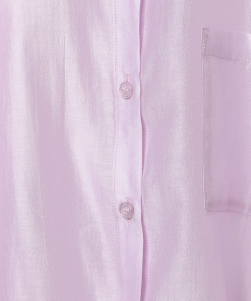 GLOBAL WORK(グローバルワーク)の「イージーケアシアーシャツ長袖/324591(シャツ/ブラウス・キッズ・オフホワイト/サックスブルー/ピンク/イエロー・130cm/140cm/150cm/160cm)」の11枚目の写真