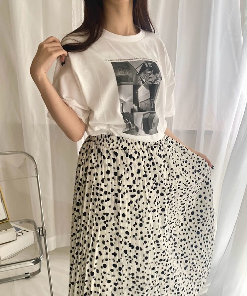 merrylatte(メリーラテ)の「『低身長用サイズあり』フォト風デザイン半袖Tシャツ(Tシャツ/カットソー・レディース・ホワイト/A/B/C/D/E/F/G/H/I/J/K/L・SMALL/MEDIUM/X-SMALL/LARGE)」の17枚目の写真