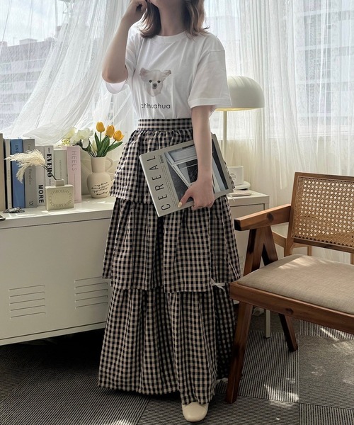 merrylatte(メリーラテ)の「『低身長用サイズあり』フォト風デザイン半袖Tシャツ(Tシャツ/カットソー・レディース・ホワイト/A/B/C/D/E/F/G/H/I/J/K/L・SMALL/MEDIUM/X-SMALL/LARGE)」の19枚目の写真