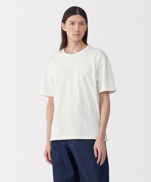 MUJI Labo 紳士 昔ながらの製法で編み立てたスウェットプルオーバー MUJI Labo 昔ながらの製法で編み立てたスウェットプルオーバー