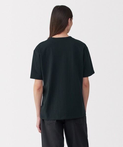 MUJI Labo(ムジラボ)の「〔MUJI Labo〕紳士 昔ながらの製法で編み立てた天竺クルーネック半袖Tシャツ(Tシャツ/カットソー・メンズ・グレー/ブラック/ホワイト/ブルー系・S/M/L/XL)」の13枚目の写真