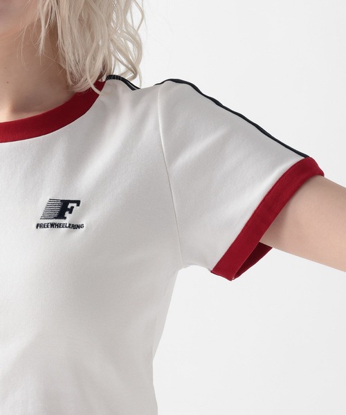 FOREVER 21（フォーエバー トゥエンティーワン）の「【2025SS】スポーツコンパクトTシャツ（Tシャツ/カットソー・レディース・オフホワイト/ブルー/ネイビー・FREE）」の20枚目の写真