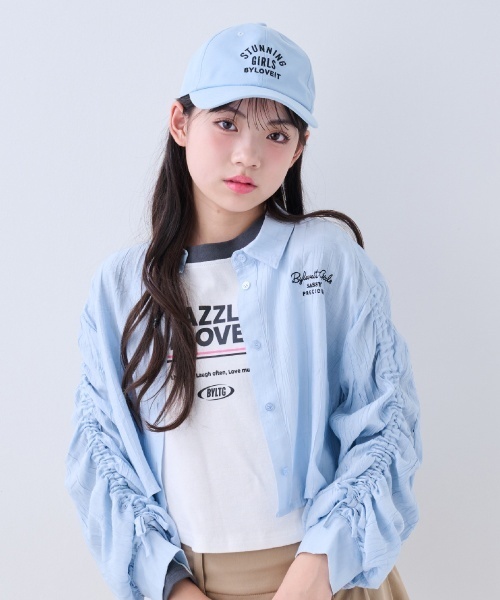 by LOVEiT（バイラビット）の「ロングリボンつきキャップ（キャップ・キッズ・ブラック/サックスブルー/ベージュ・56-58cm/M(54-56cm)）」の8枚目の写真