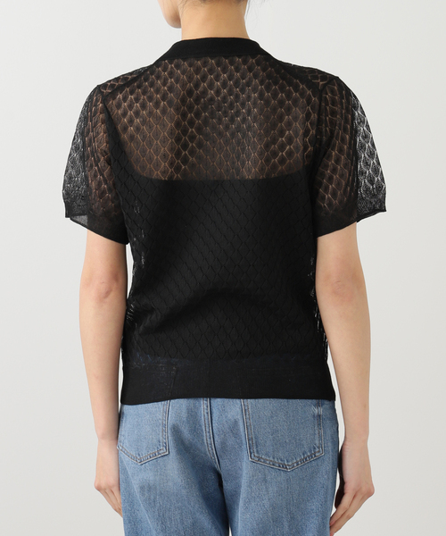 セール】PROVOKE/プロヴォーク Sheer knit POLO S（ポロシャツ